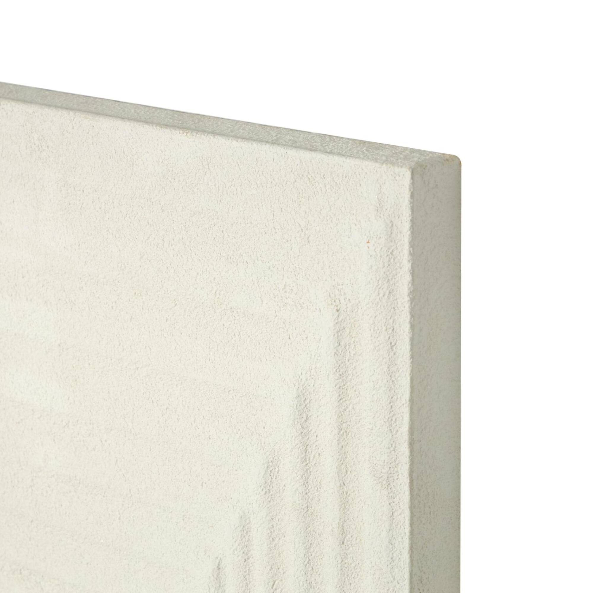 18.3" x 18.3" Cream Metal Geometric Layered Square Cube Wall Décor with Sandstone Texture Set